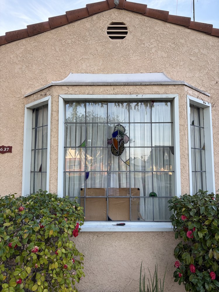 Stained-glass window repair