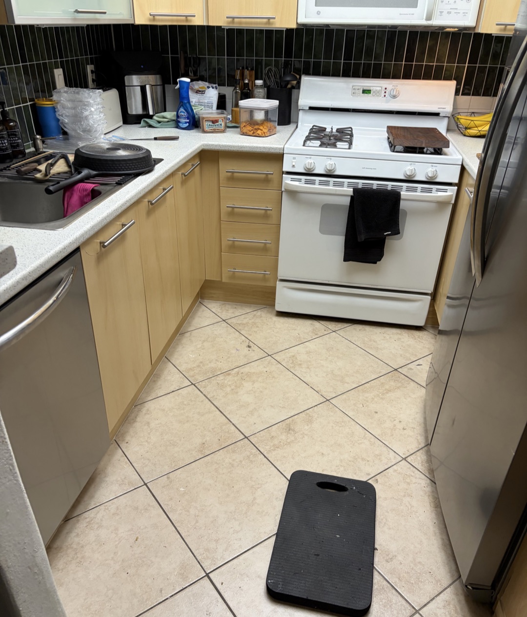 Custom wood toe-kick replacement — project photo 3