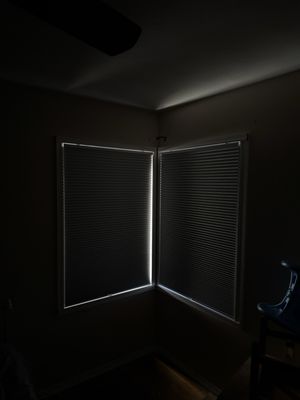 Corner window shades — project photo 4