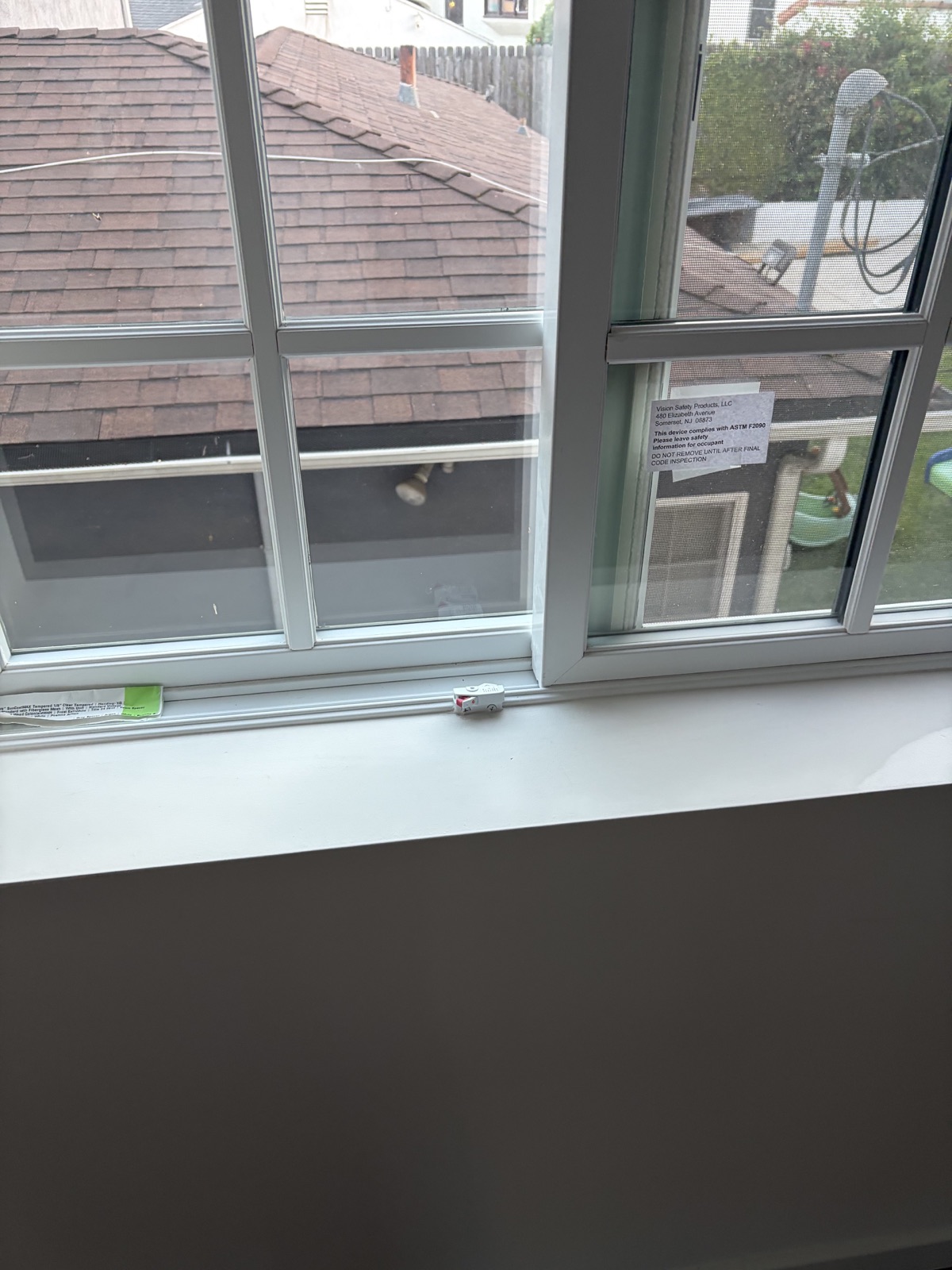 Custom window opening control device installation — project photo 2