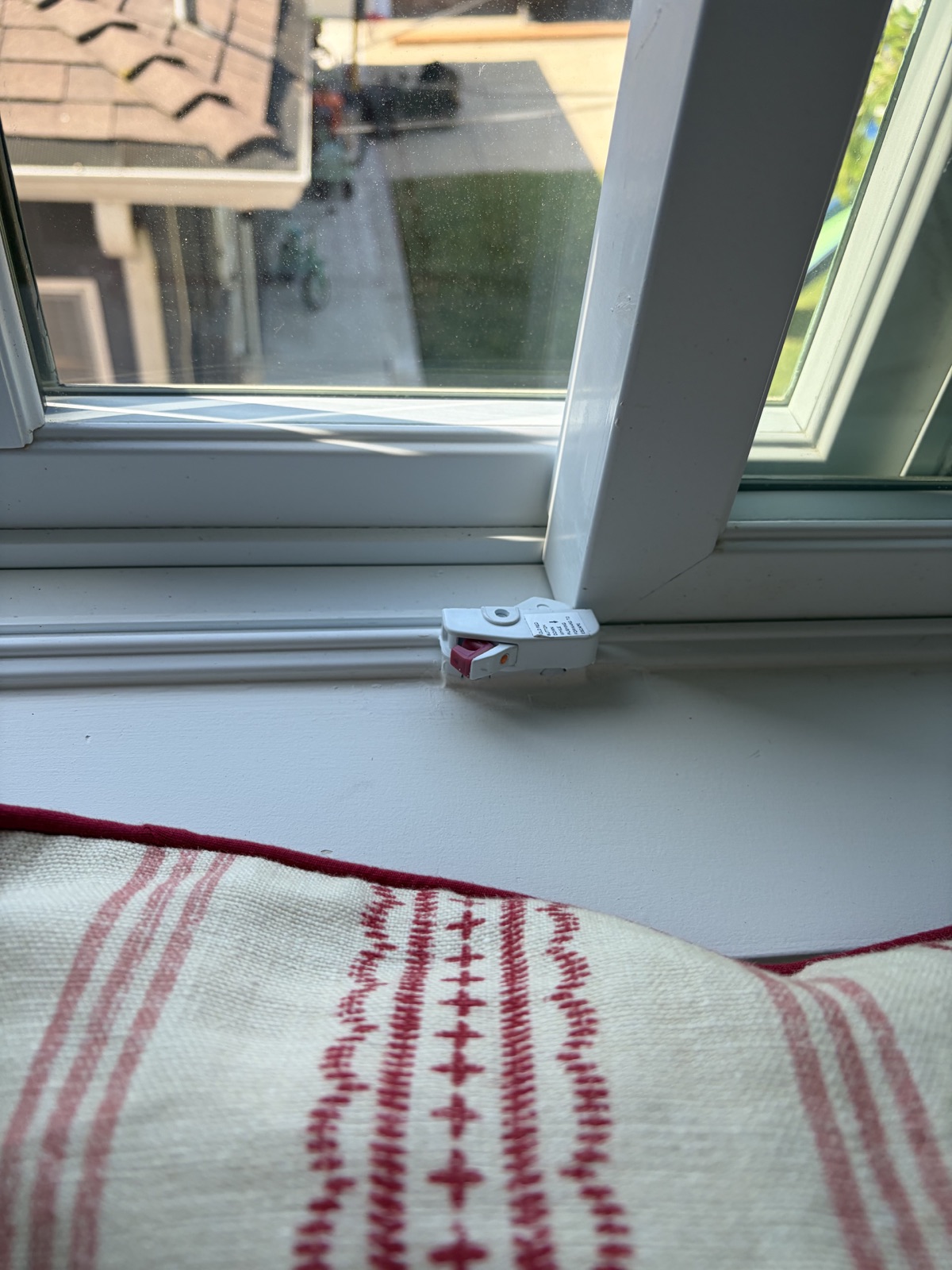 Custom window opening control device installation — project photo 4