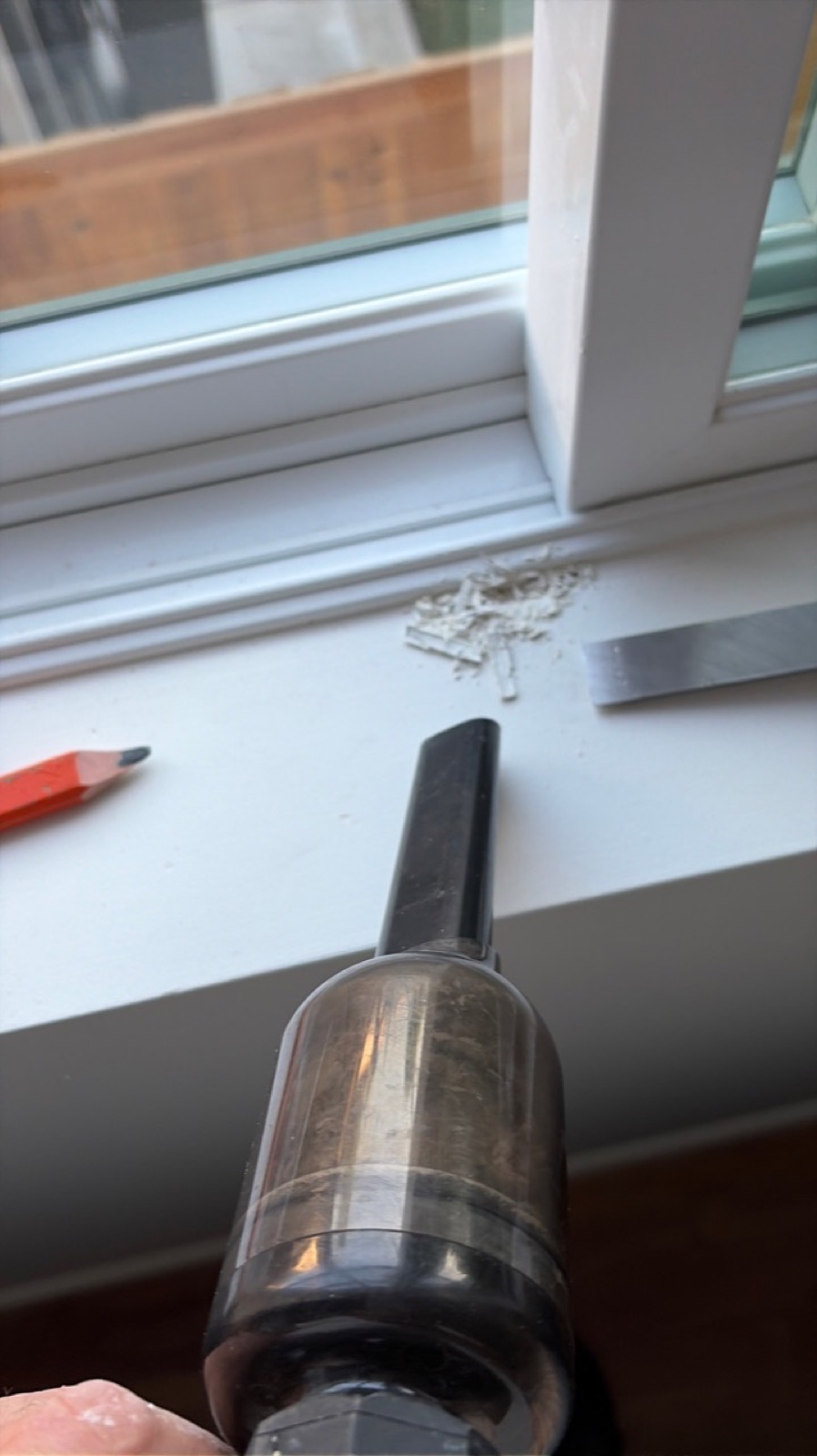 Custom window opening control device installation — project photo 7
